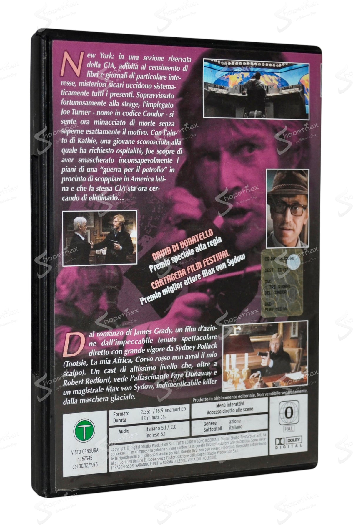 I tre giorni del Condor (Three Days of the Condor) (1975) DVD Editoriale Buono
