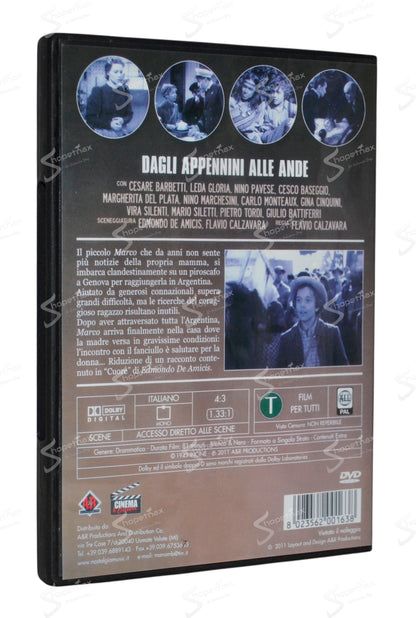 Dagli Appennini alle Ande (1943) DVD Buono