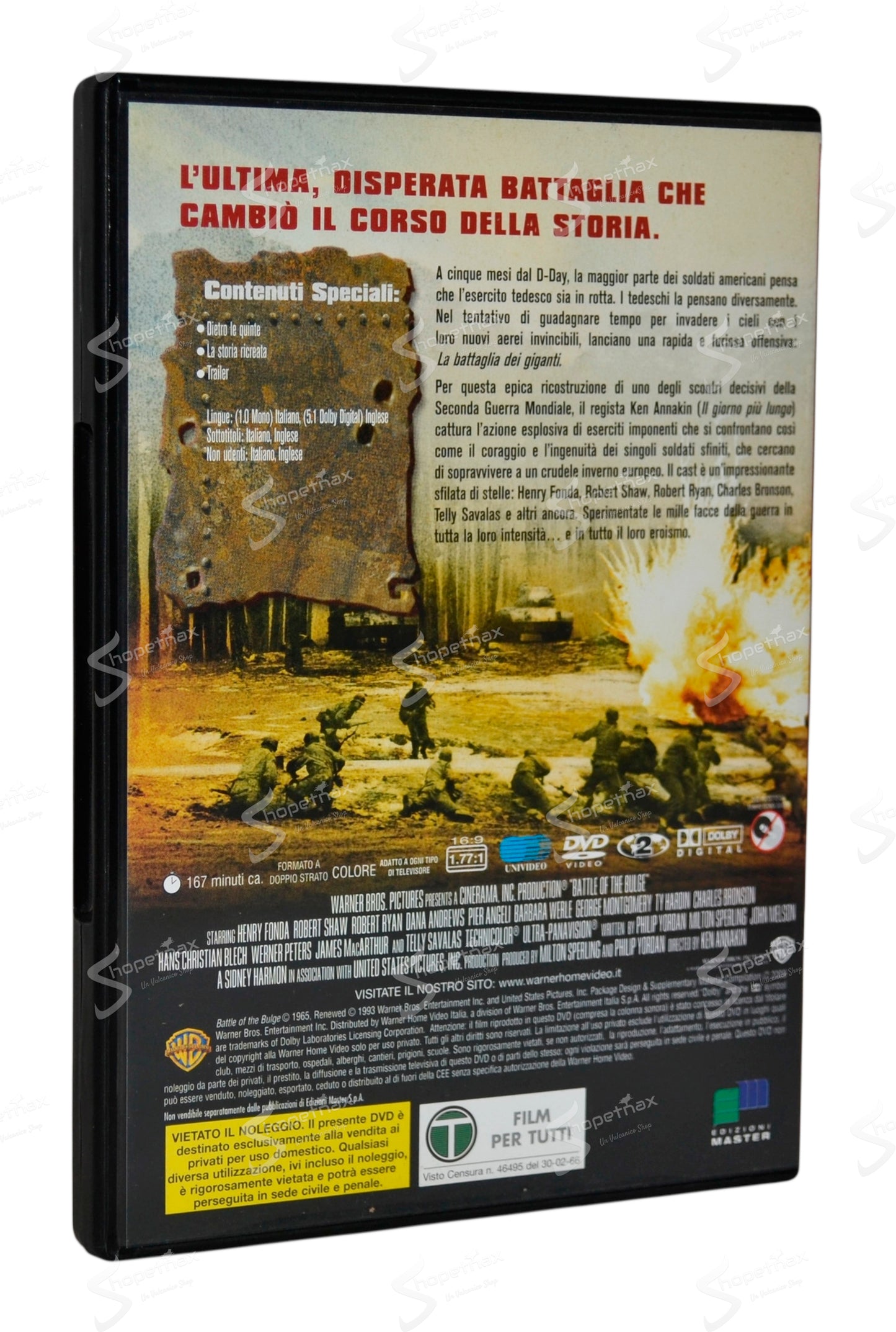 La Battaglia dei Giganti (Battle of Bulge) (1965) DVD Editoriale