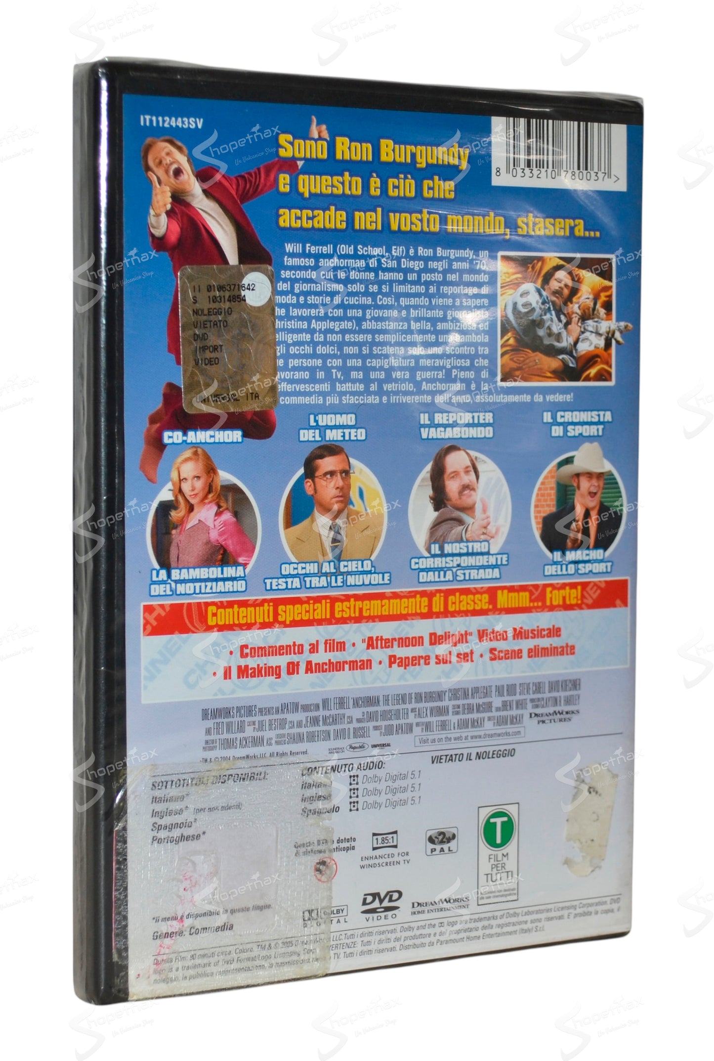 Anchorman - La leggenda di Ron Burgundy (2004) DVD