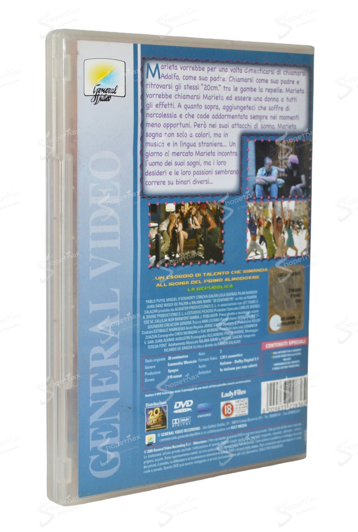 20 centimetri (20 centímetros) (2005) DVD Noleggio