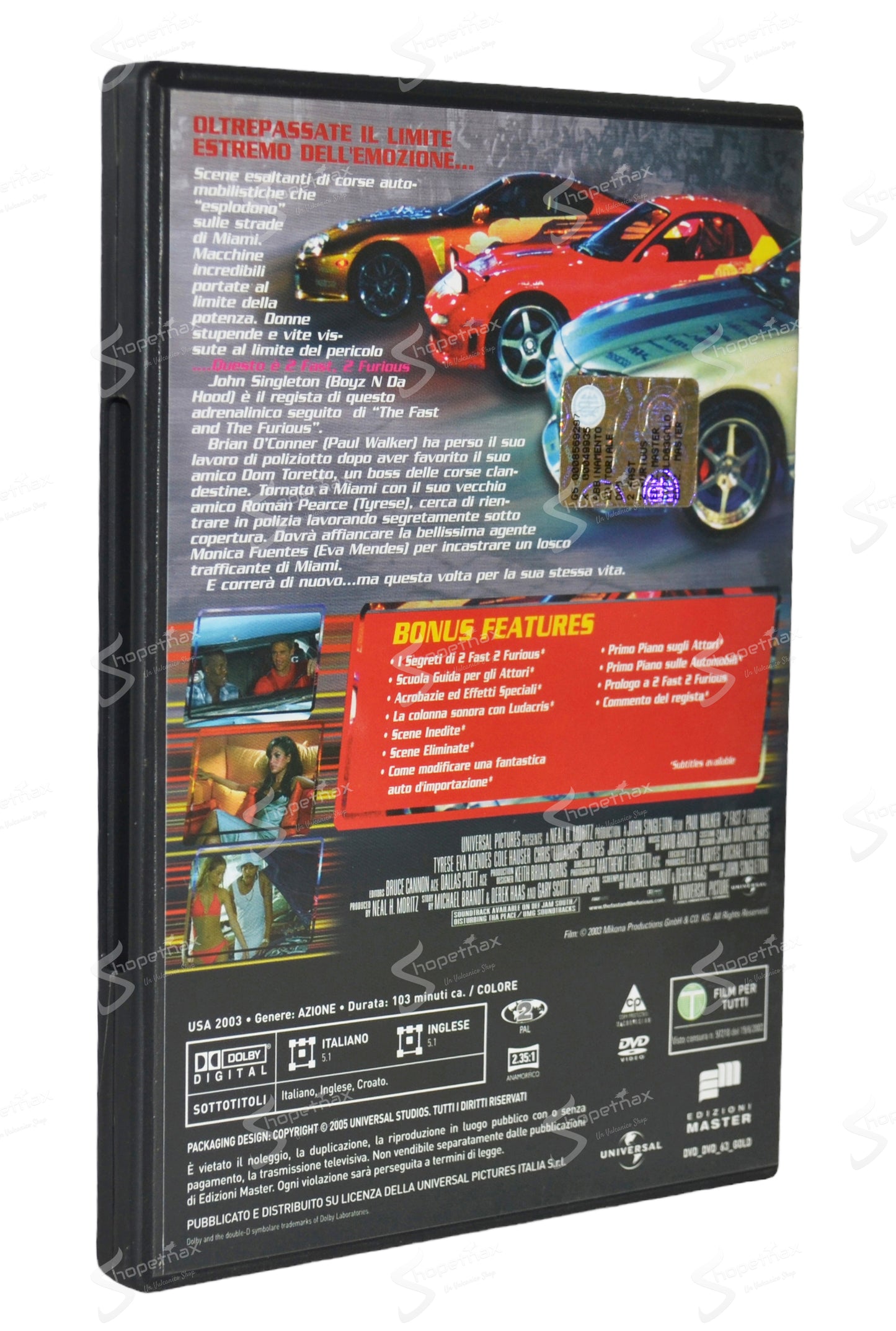 2 Fast 2 Furious (2003) DVD Editoriale
