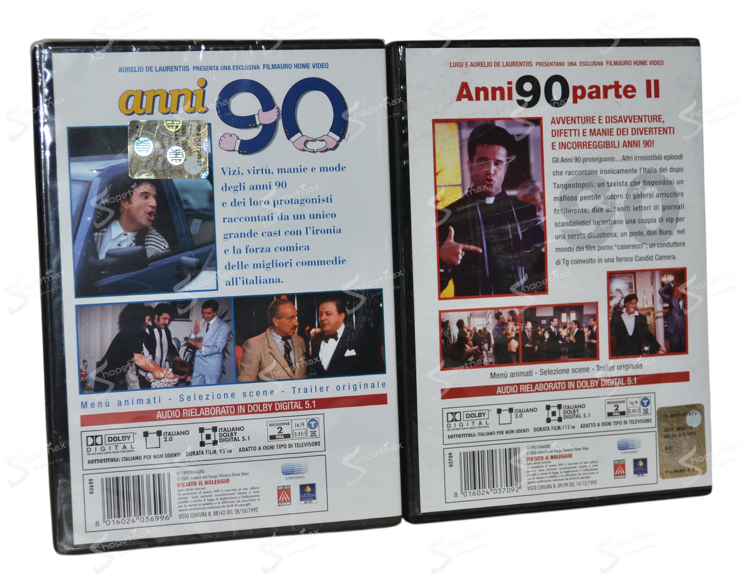 Anni 90 + Anni 90 Parte II (Serie Completa) (1992-1993) 2 DVD