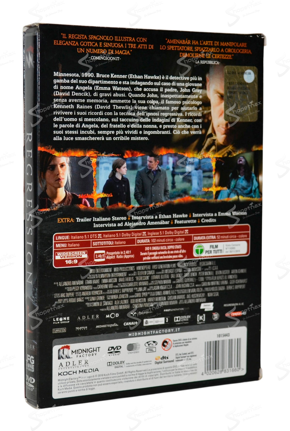 Regression (Limited Edition DVD + Booklet) (2015) DVD