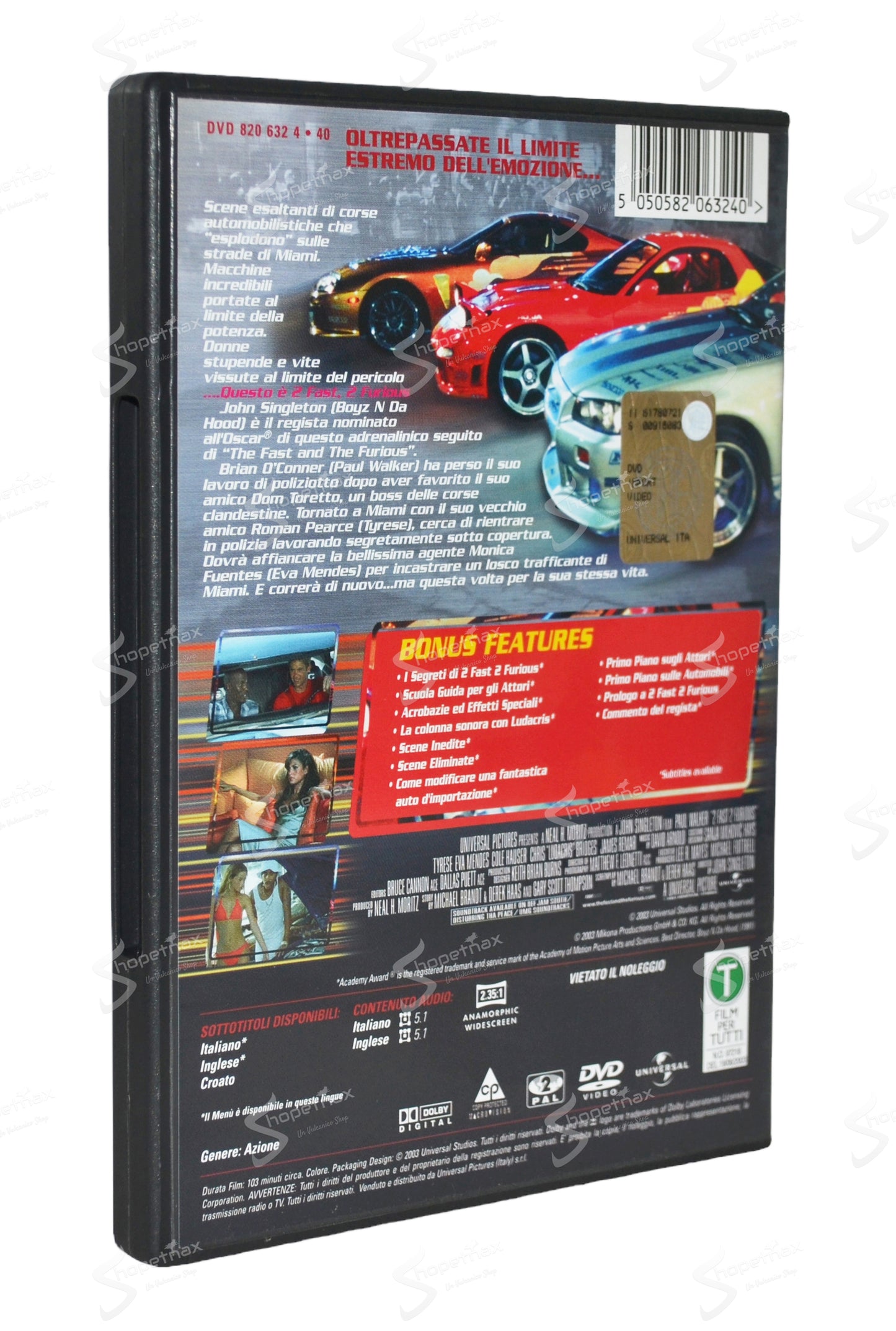 2 Fast 2 Furious (2003) DVD Discreto