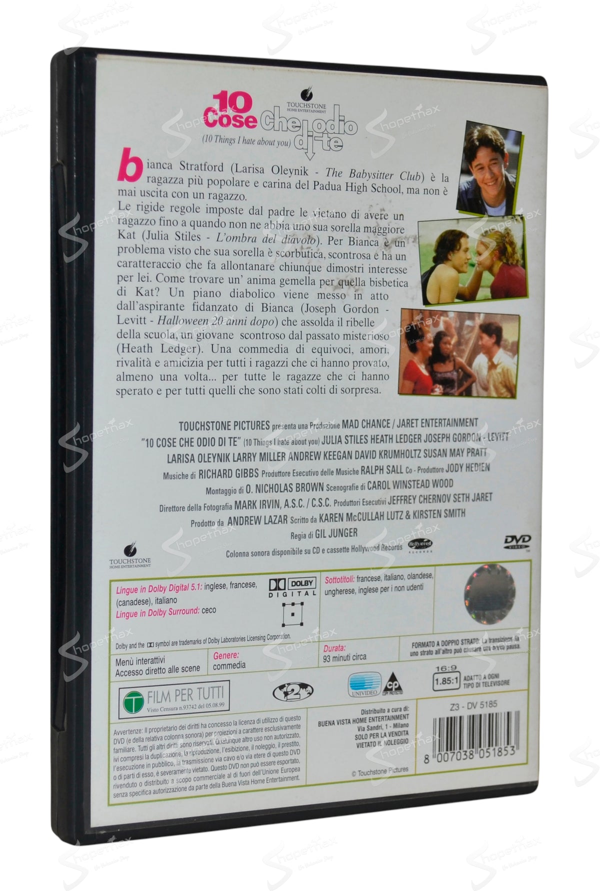 10 cose che odio di te (10 Things I Hate About You) (1999) DVD Ottimo