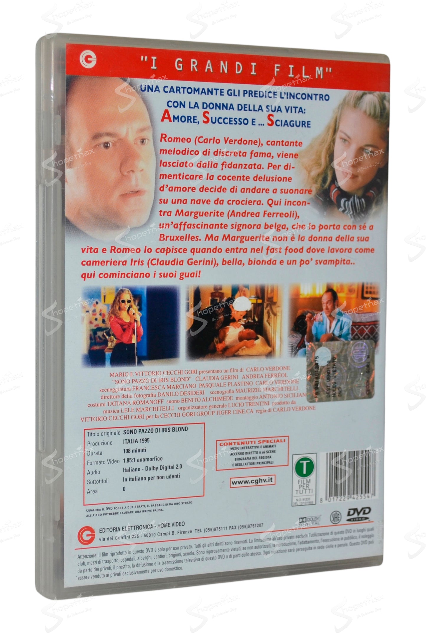 Sono pazzo di Iris Blond (1996) DVD