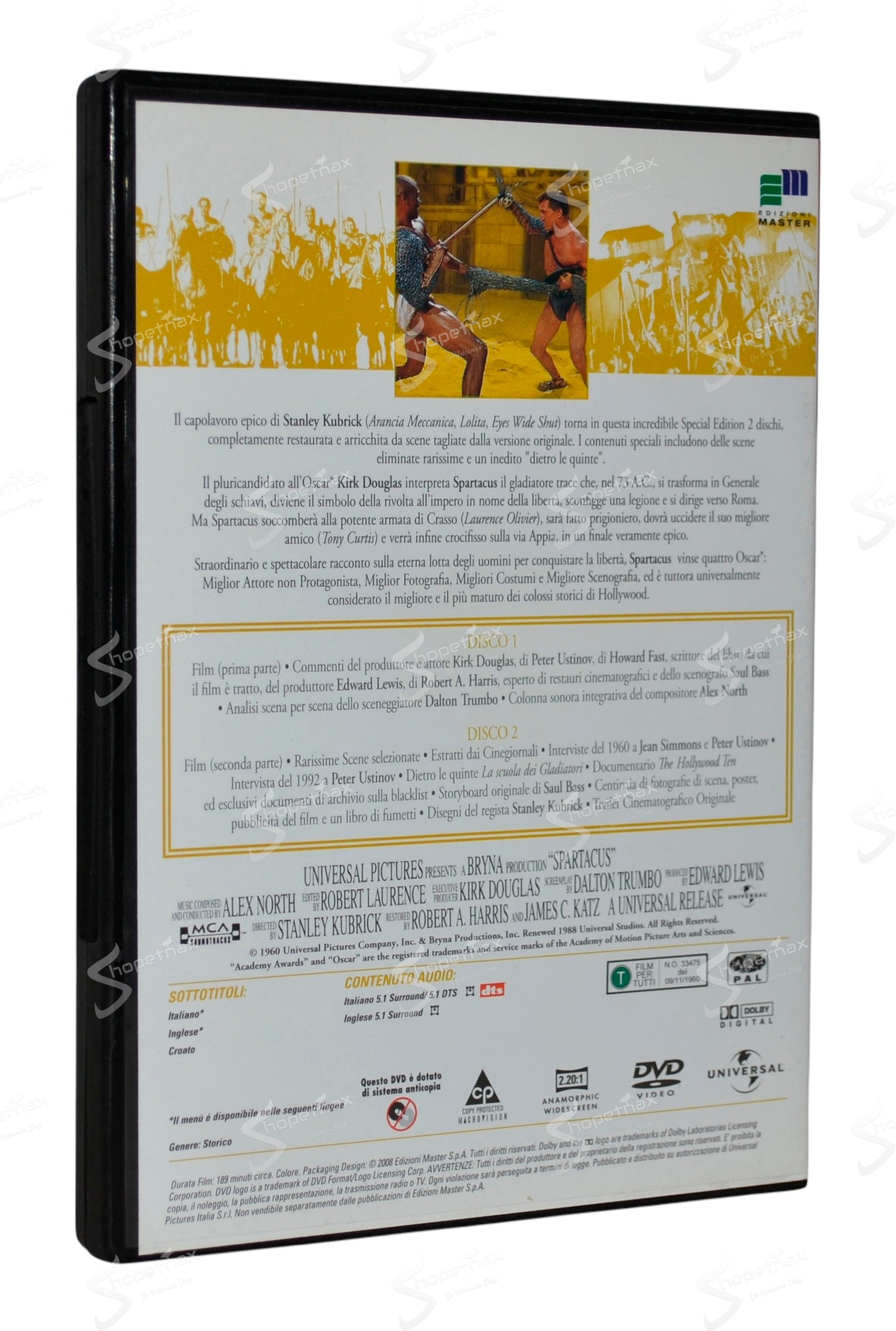 Spartacus (Special Edition) (1960) 2 DVD Editoriale
