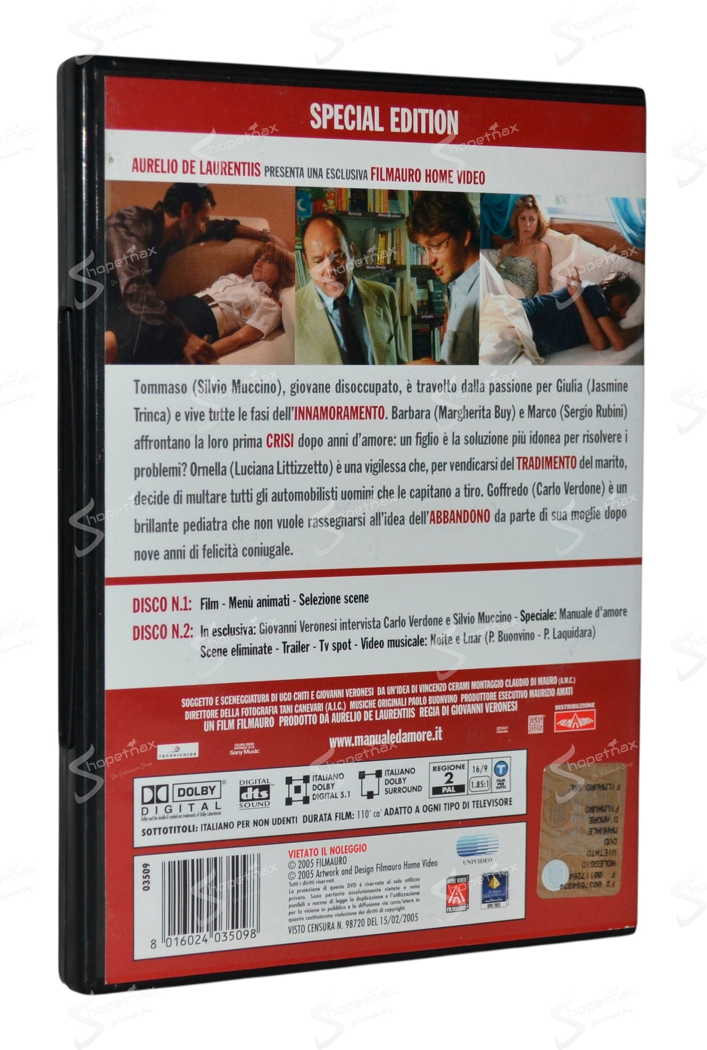 Manuale d'amore (Special Edition) (2005) 2 DVD