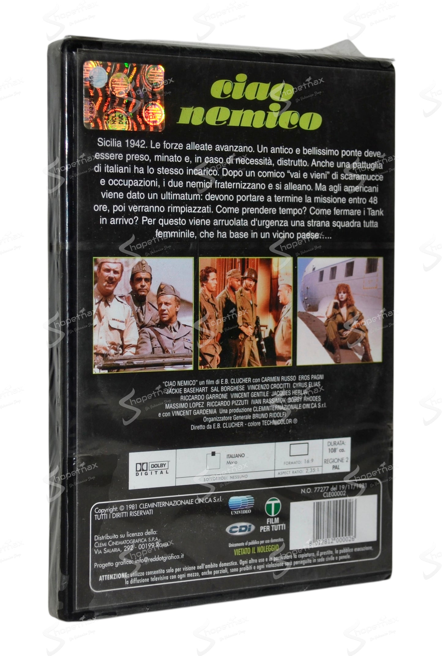 Ciao Nemico (1981) DVD