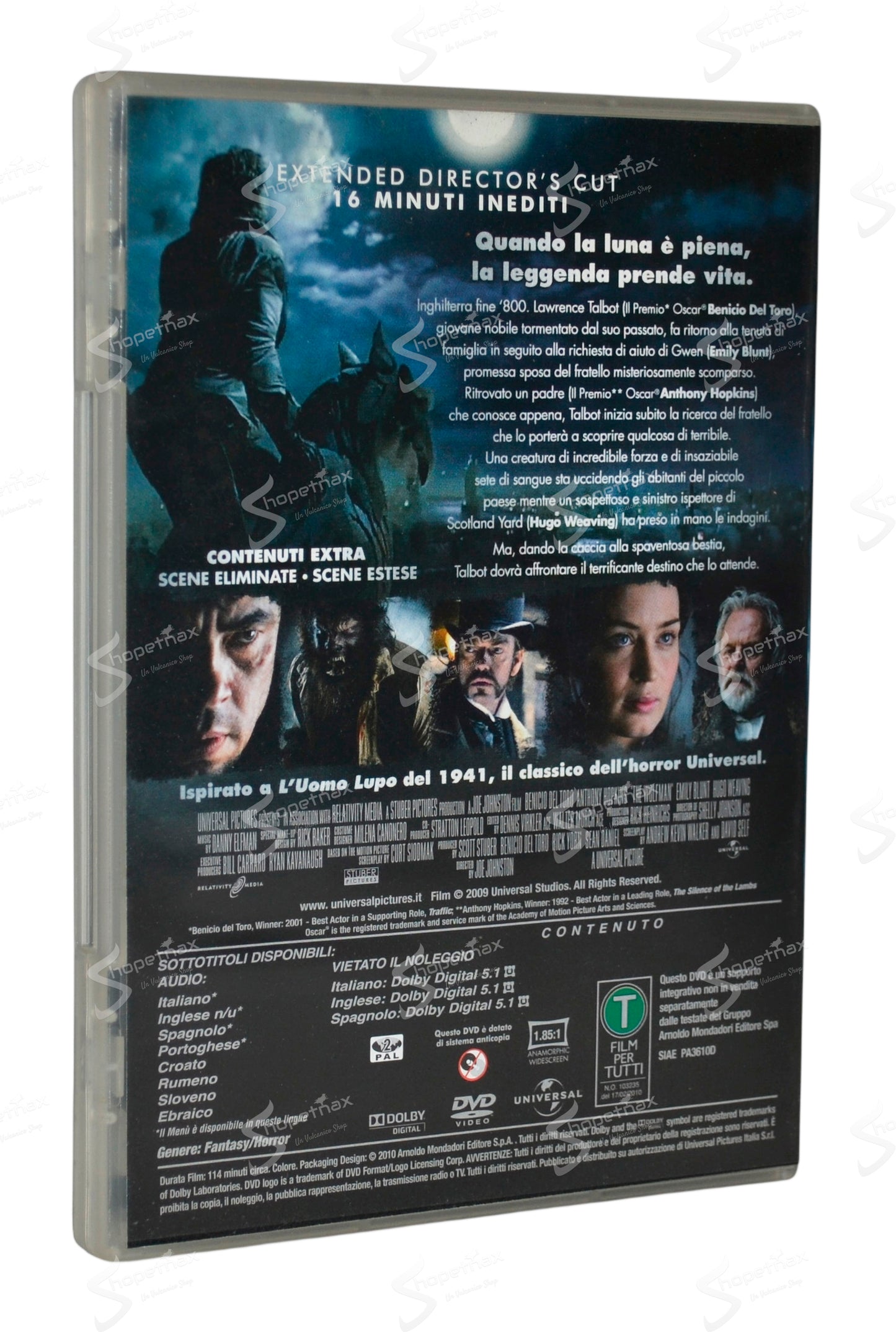 Wolfman (The) (Extended Director's Cut) (2010) DVD Editoriale
