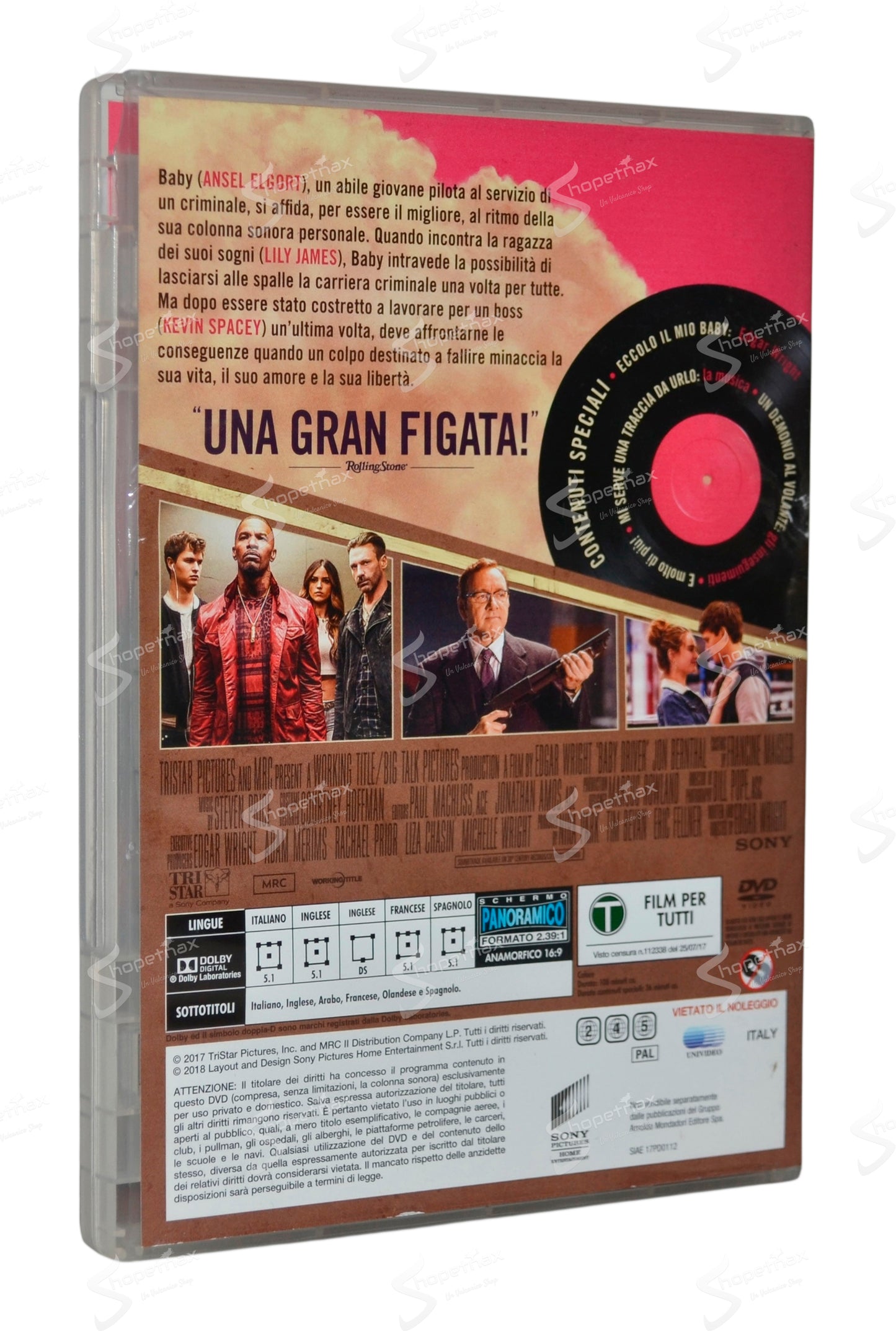 Baby Driver - Il Genio della Fuga (2017) DVD Editoriale