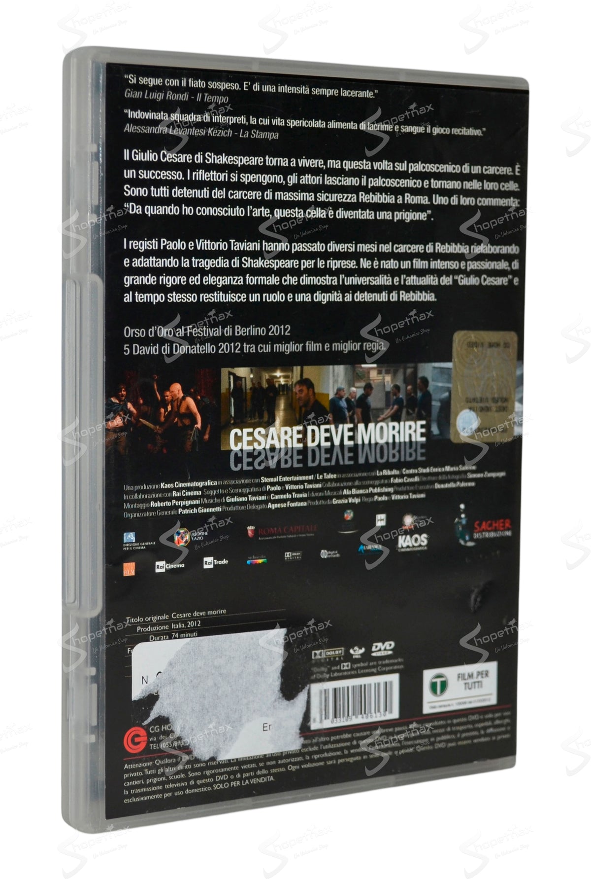 Cesare deve morire (2012) DVD Ex Noleggio