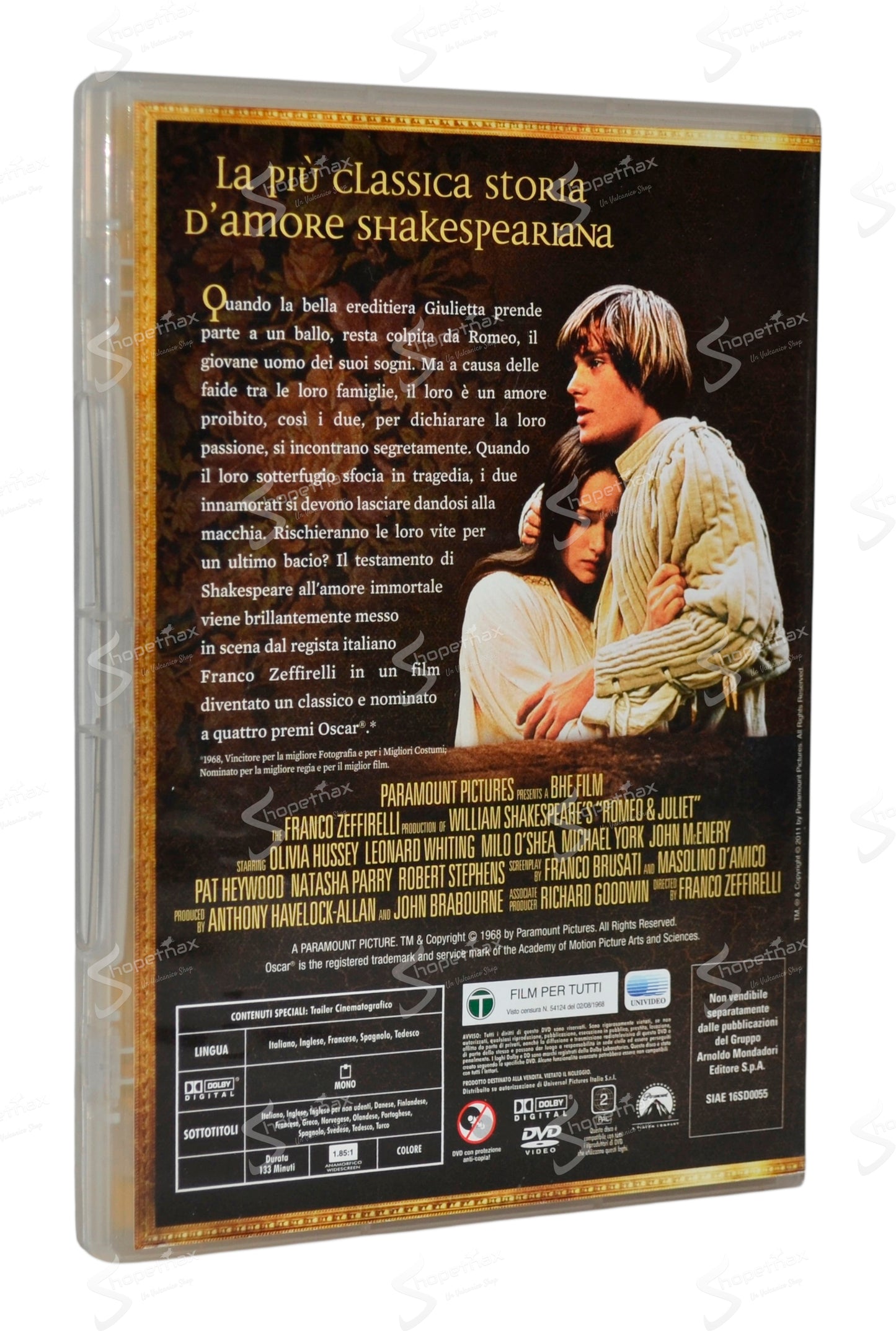 Romeo & Giulietta (Romeo and Juliet) (1968) DVD Editoriale