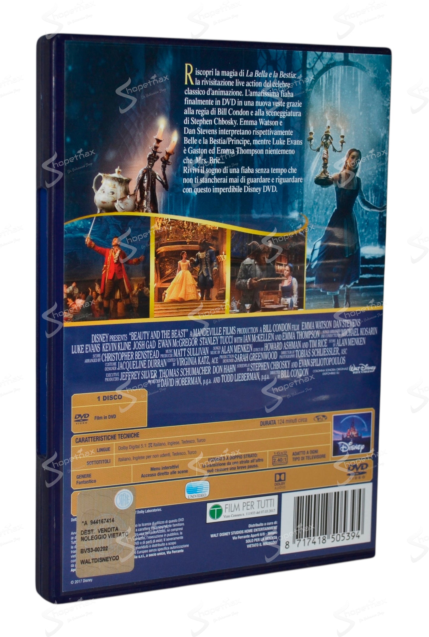 La Bella e La Bestia (Live Action) (Beauty And The Beast) (2017) DVD