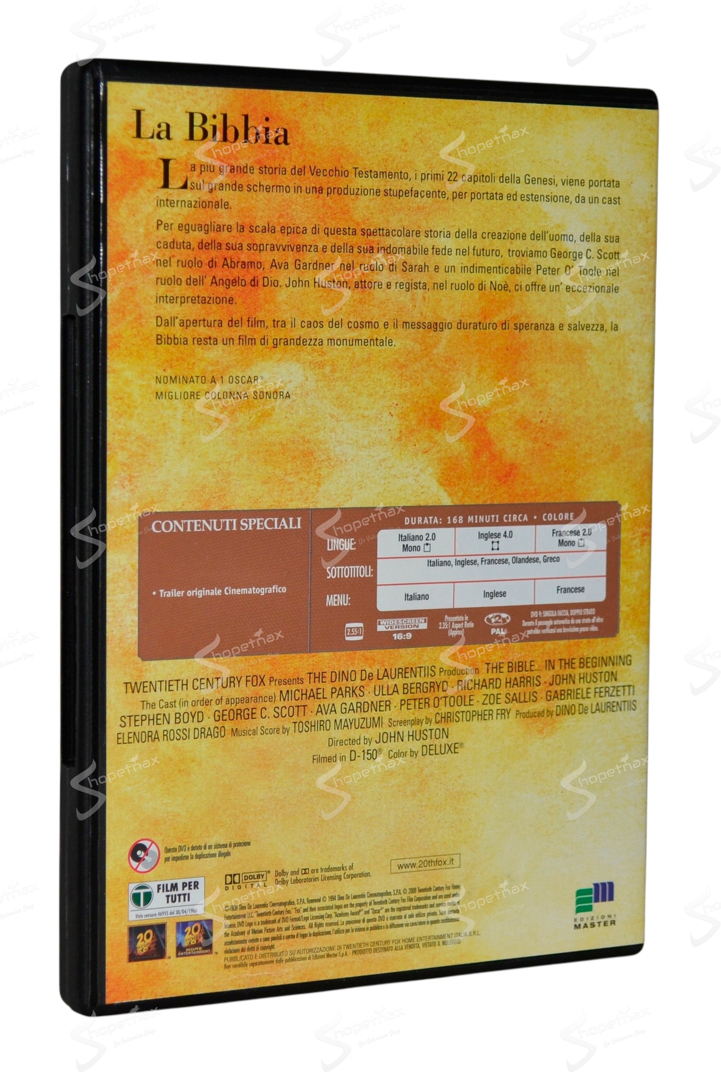 La Bibbia (The Bible: In the Beginning…) (1966) DVD Editoriale