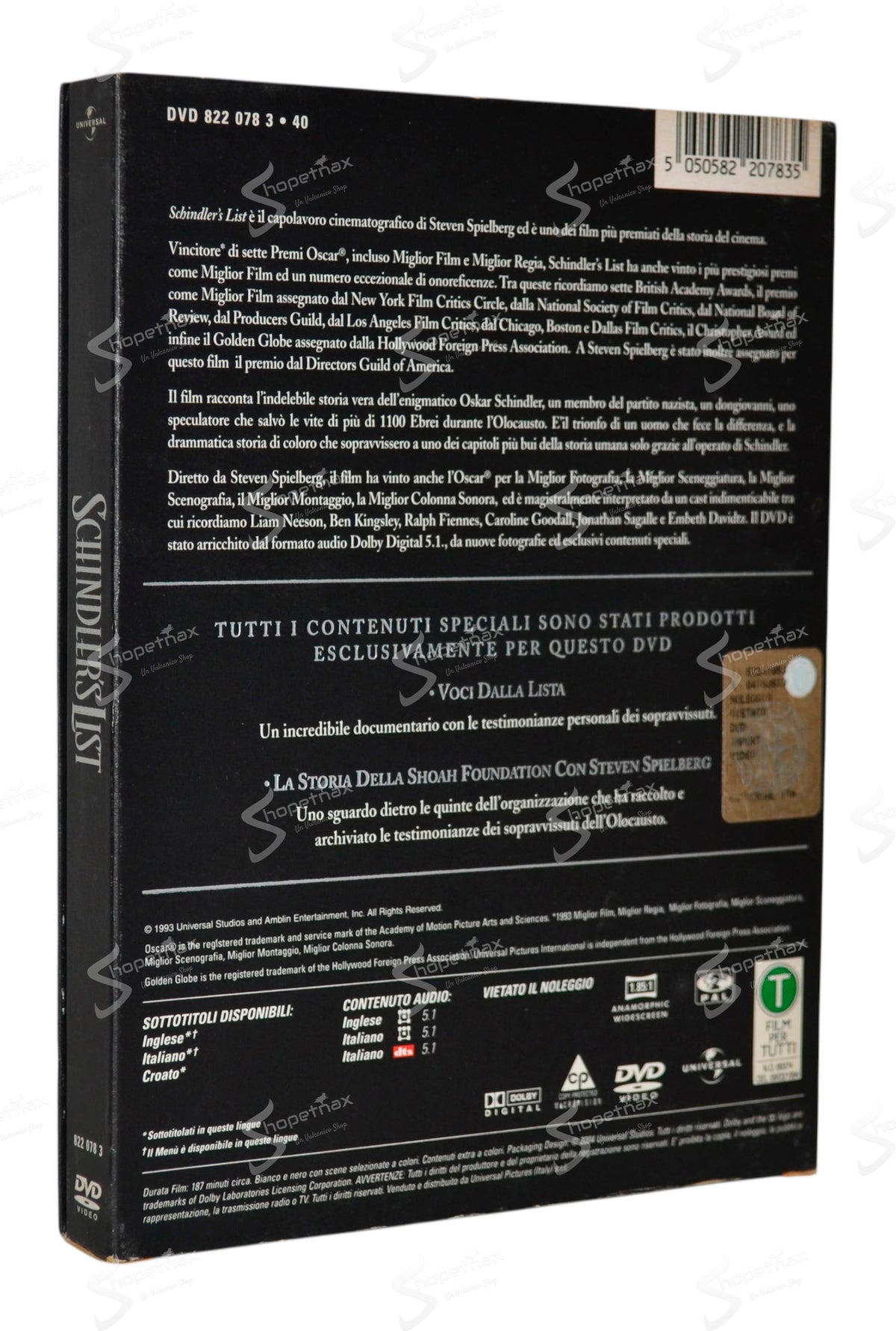 Schindler's List (Special Edition 2 Dischi) (1993) DVD Digipack
