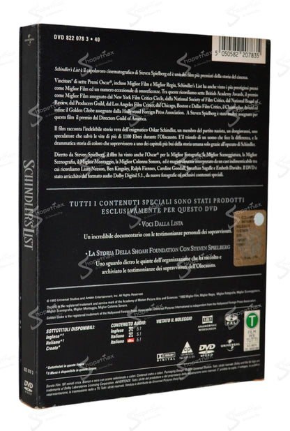 Schindler's List (Special Edition 2 Dischi) (1993) DVD Digipack