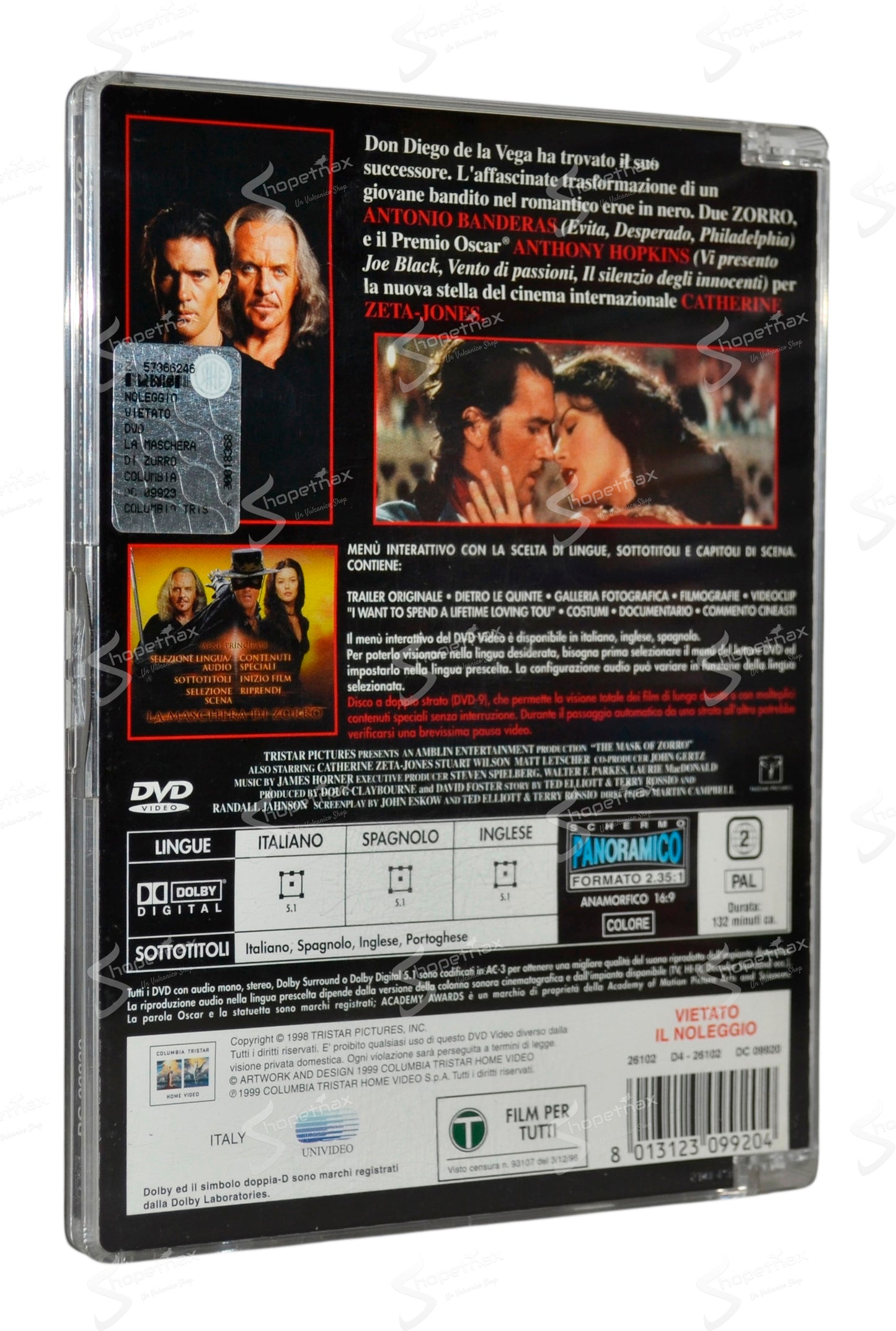 La Maschera di Zorro Collector's Edition DVD Jewel Box