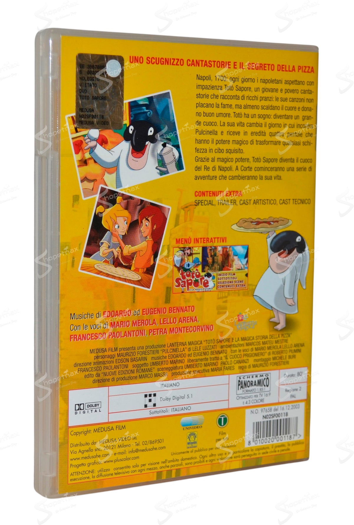 Totò Sapore e la magica storia della pizza (2003) DVD