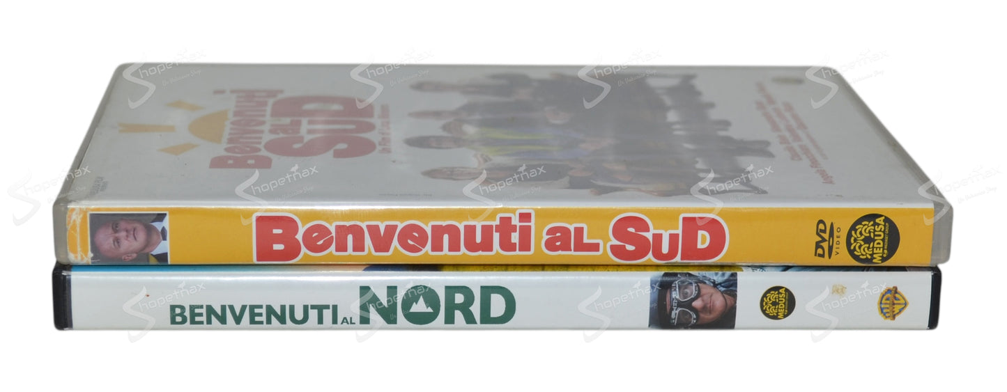 Benvenuti al Sud + Benvenuti al Nord (Serie Completa) (2010-2012) 2 DVD