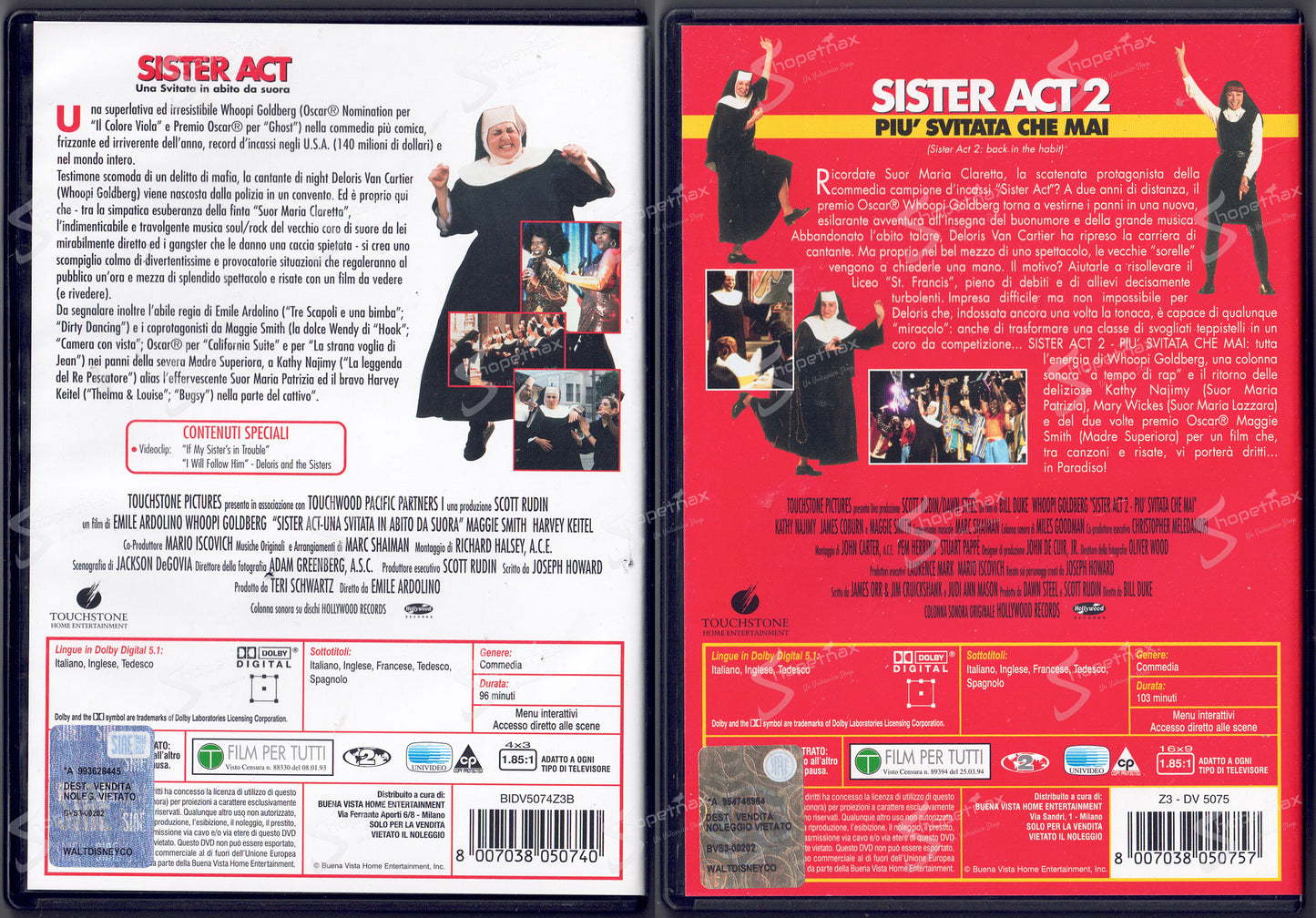 Sister Act 1 + 2 (Serie Completa) (1992-1993) 2 DVD