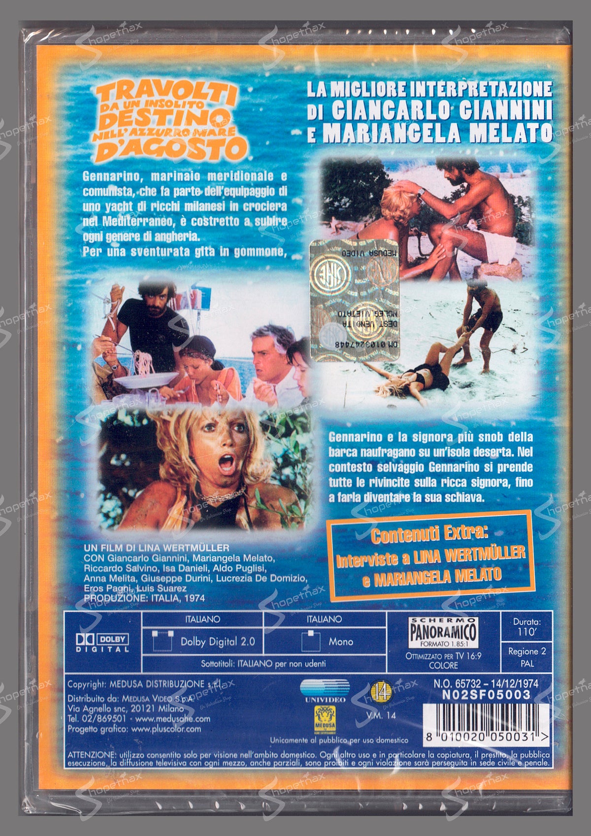 Travolti da un insolito destino nell'azzurro mare d'agosto (1974) DVD