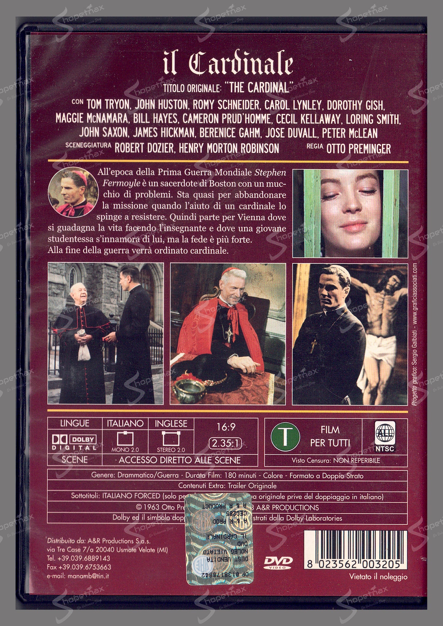 Il Cardinale (The Cardinal) (1963) DVD