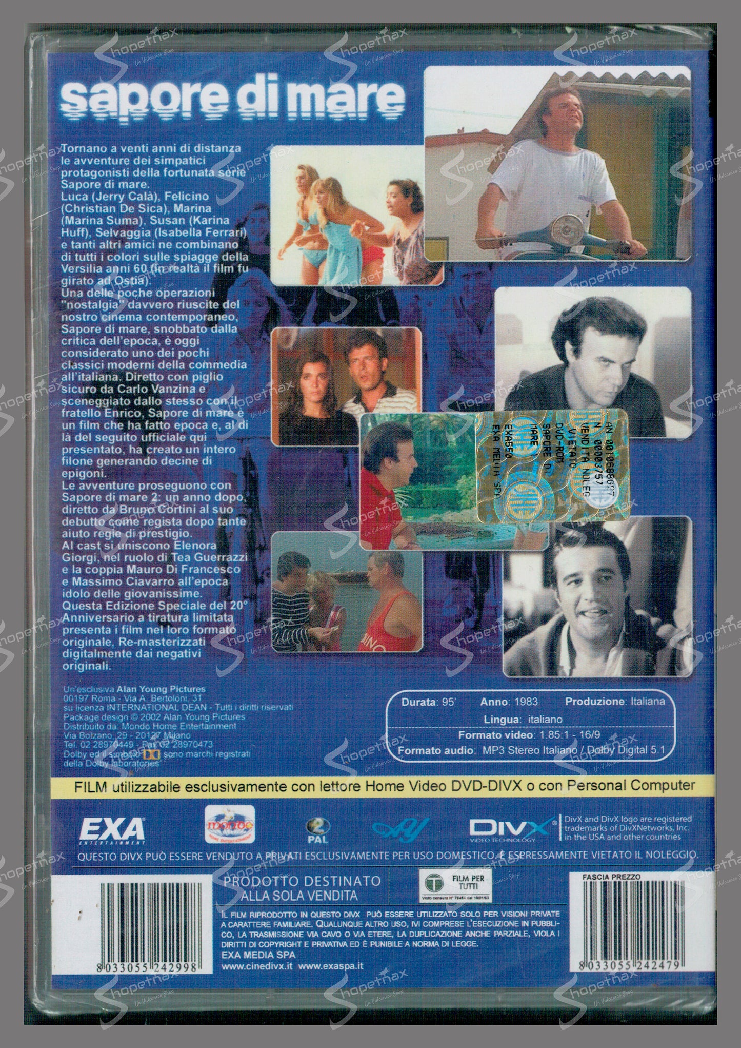 Sapore di Mare (1983) DVD DivX e PC