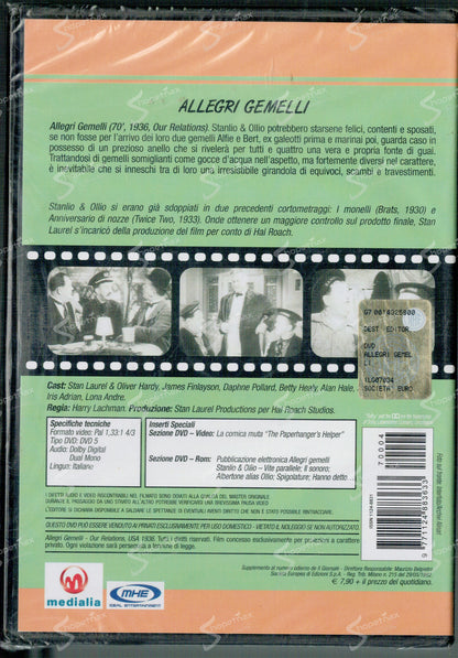 Allegri Gemelli (Our Relations) (1936) DVD Editoriale