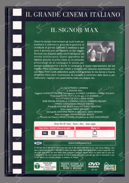 Il Signor Max (1937) DVD Editoriale