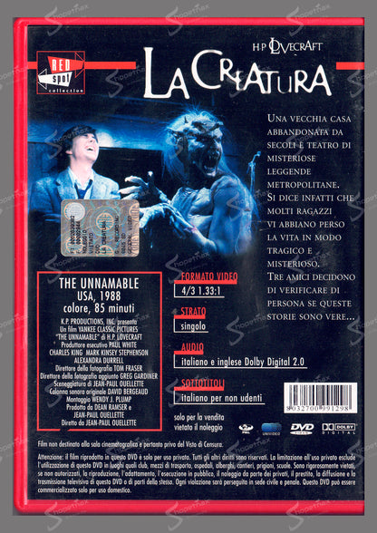 La Creatura (The Maid) (1988) DVD