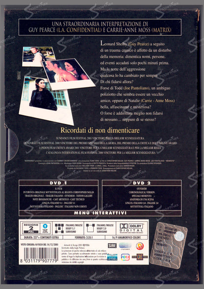 Memento (Edizione Speciale) (2000) 2 DVD