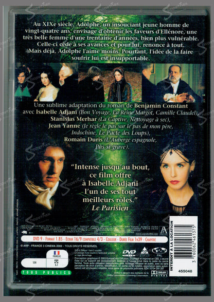 Adolphe (Versione Francese) (2002) DVD
