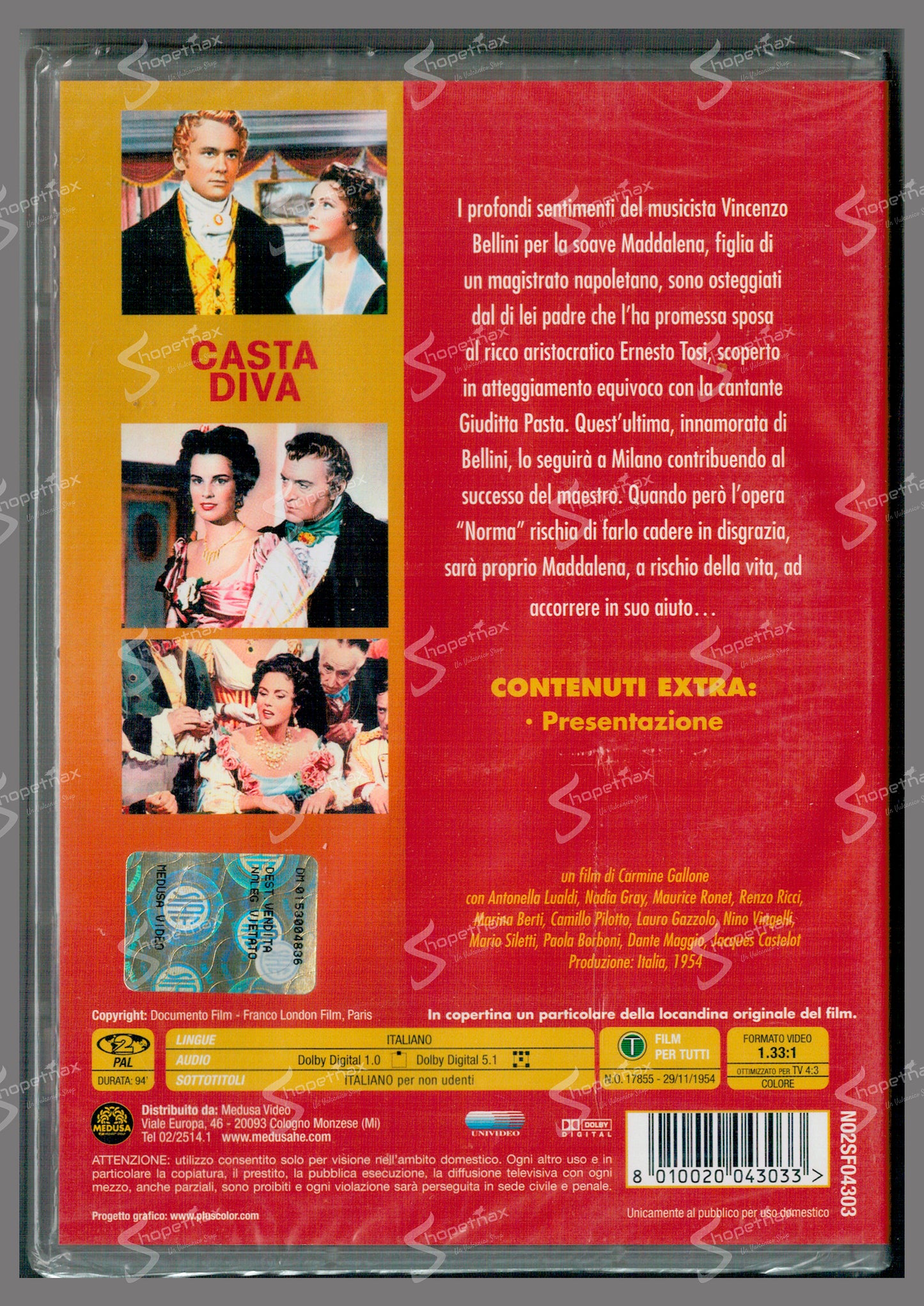 Casta Diva (1954) DVD