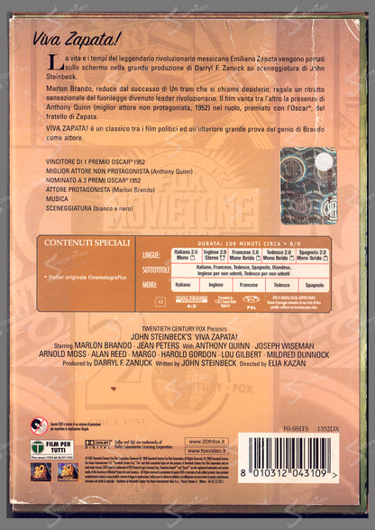 Viva Zapata! (1952) DVD