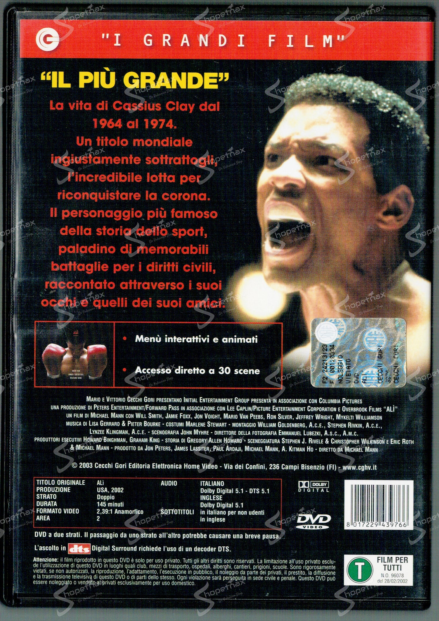 Alì (2001) DVD Ottimo