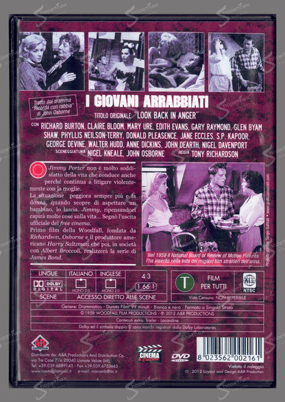 I giovani arrabbiati (Look Back in Anger) (1959) DVD