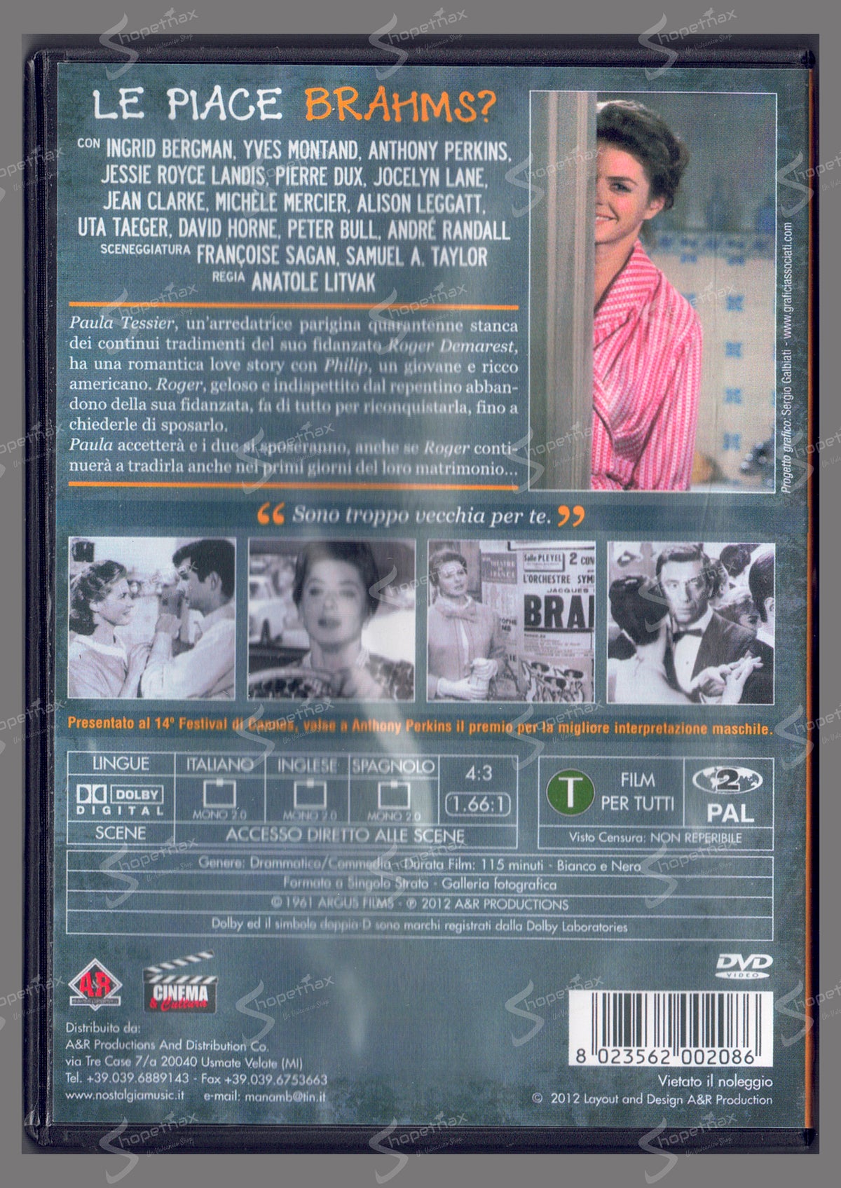Le piace Brahms? (Goodbye Again) (1961) DVD