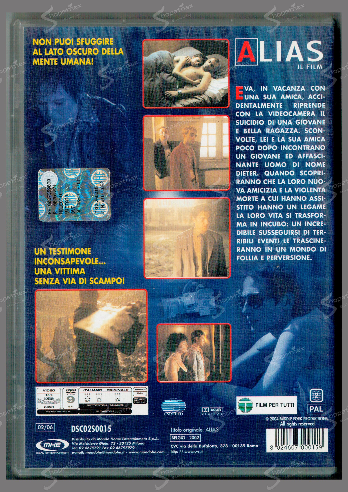 Alias - Il Film (2002) DVD Ottimo