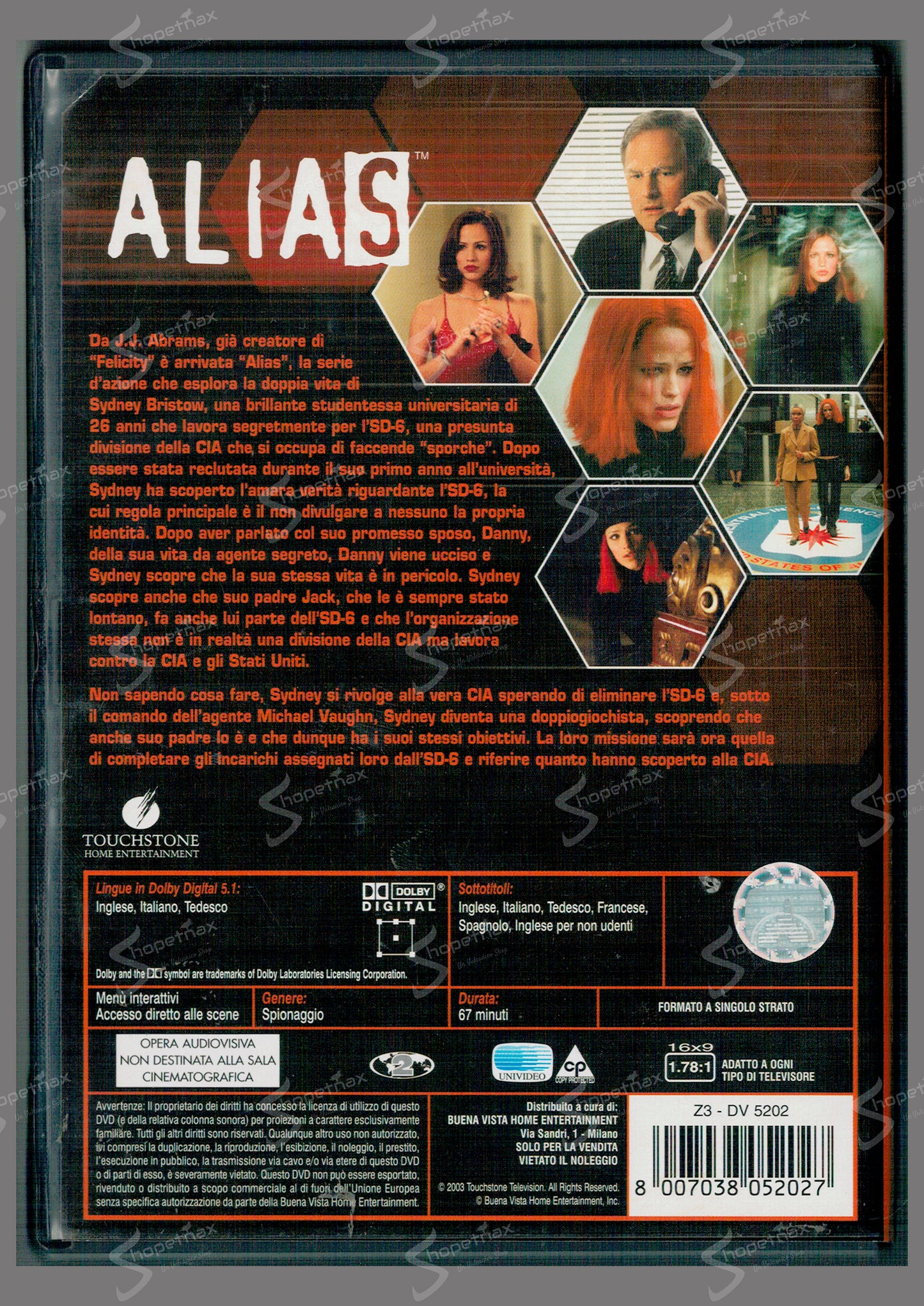 Alias - La verità (Episodio Pilota) (2003) DVD