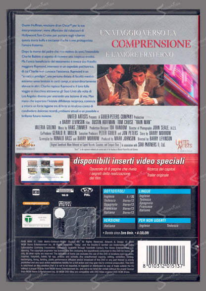 Rain Man - L'Uomo della Pioggia (1988) DVD