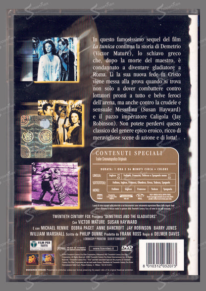 Demetrio e i Gladiatori (Demetrius and the Gladiators) (1954) DVD