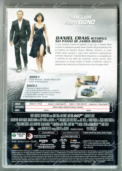 007 Quantum of Solace (Edizione Speciale) (2008) 2 DVD Editoriale Ottimo