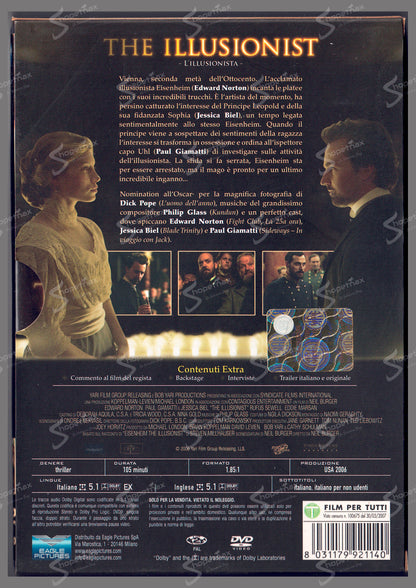 The Illusionist - L'Illusionista (2006) DVD