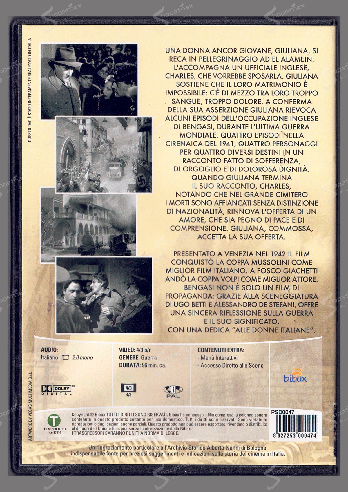 Bengasi - Anno '41 (1942) DVD
