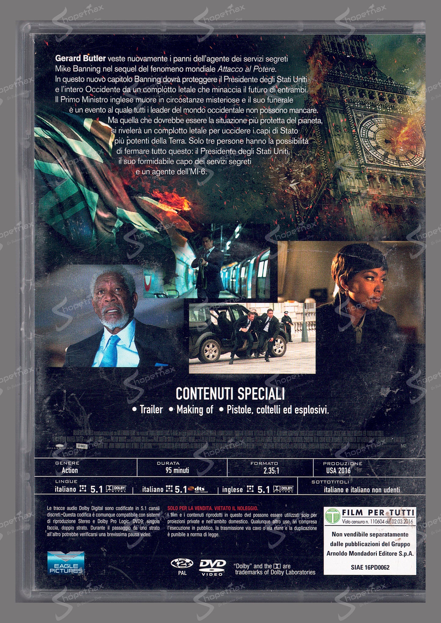 Attacco al potere 2 (London Has Fallen) (2016) DVD Editoriale