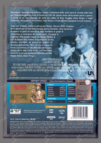 Combattenti della notte (Cast a Giant Shadow) (1966) DVD