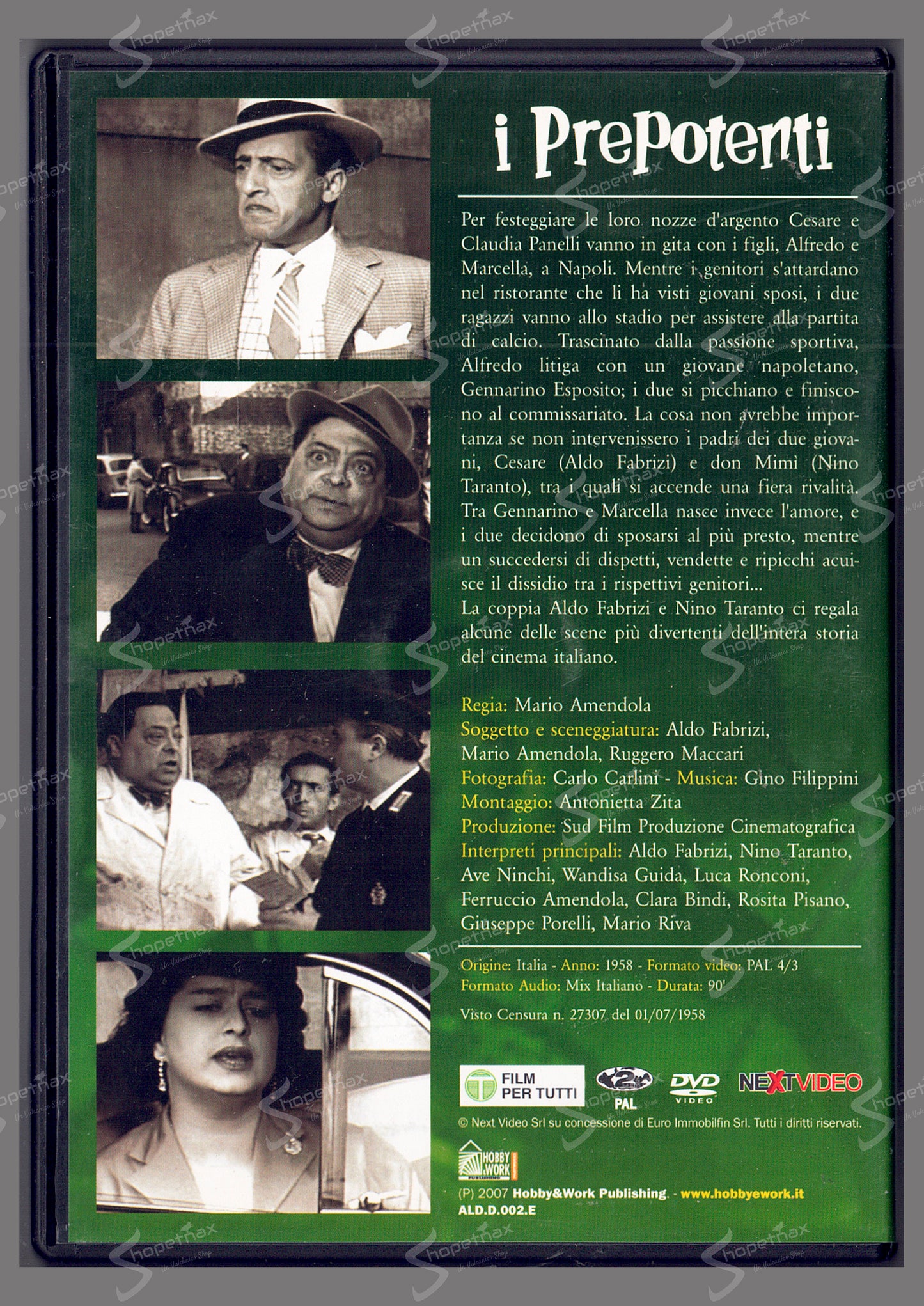I Prepotenti (1958) DVD Editoriale