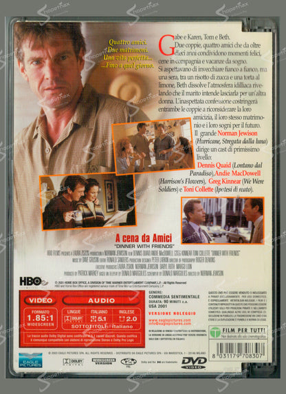 A cena da Amici (Dinner with Friends) (Jewel Box) (2001) DVD Noleggio